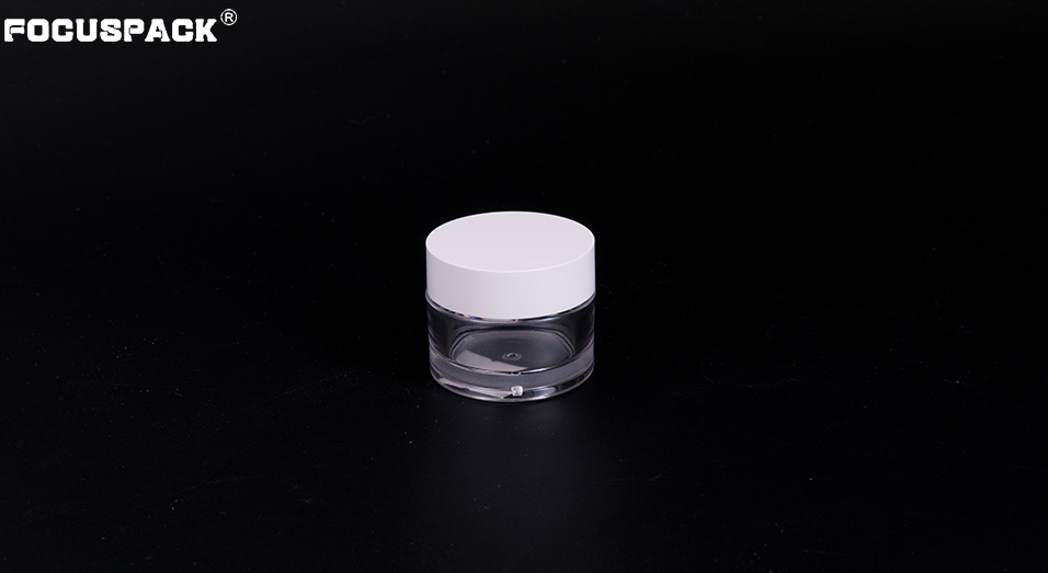 Transparent Cream jar